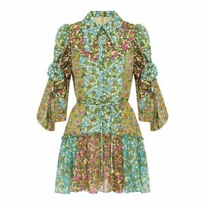 Alemais Vibrant Mirabella Spliced Mini Dress